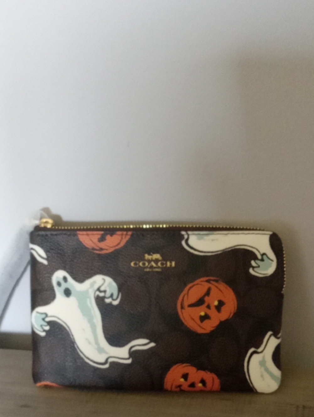 Coach Halloween Wristlet  NWT